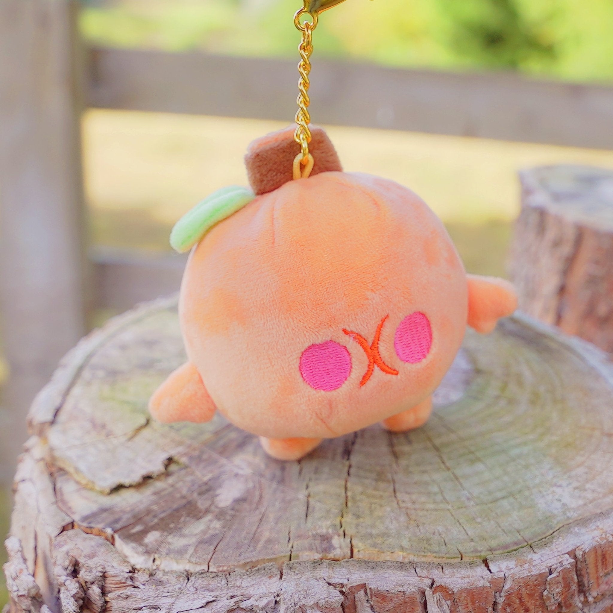 Pumpkin Plush Keychain | Kawaii Autumn Bag Charm Katnipp character product