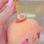 Pumpkin Plush Keychain | Kawaii Autumn Bag Charm Katnipp character product