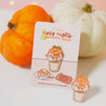Pumpkin Spiced Latte Enamel Pin - Katnipp Studios
