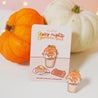 Pumpkin Spiced Latte Enamel Pin - Katnipp Studios