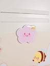 Sakura Cherry Blossom Glitter Magnet ~ Kawaii Fridge Magnet - Katnipp Studios
