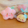 Sakura Flower Keychain Plushie - Cute Soft Plush Keychain Accessory for Bags & Keys - Katnipp Studios