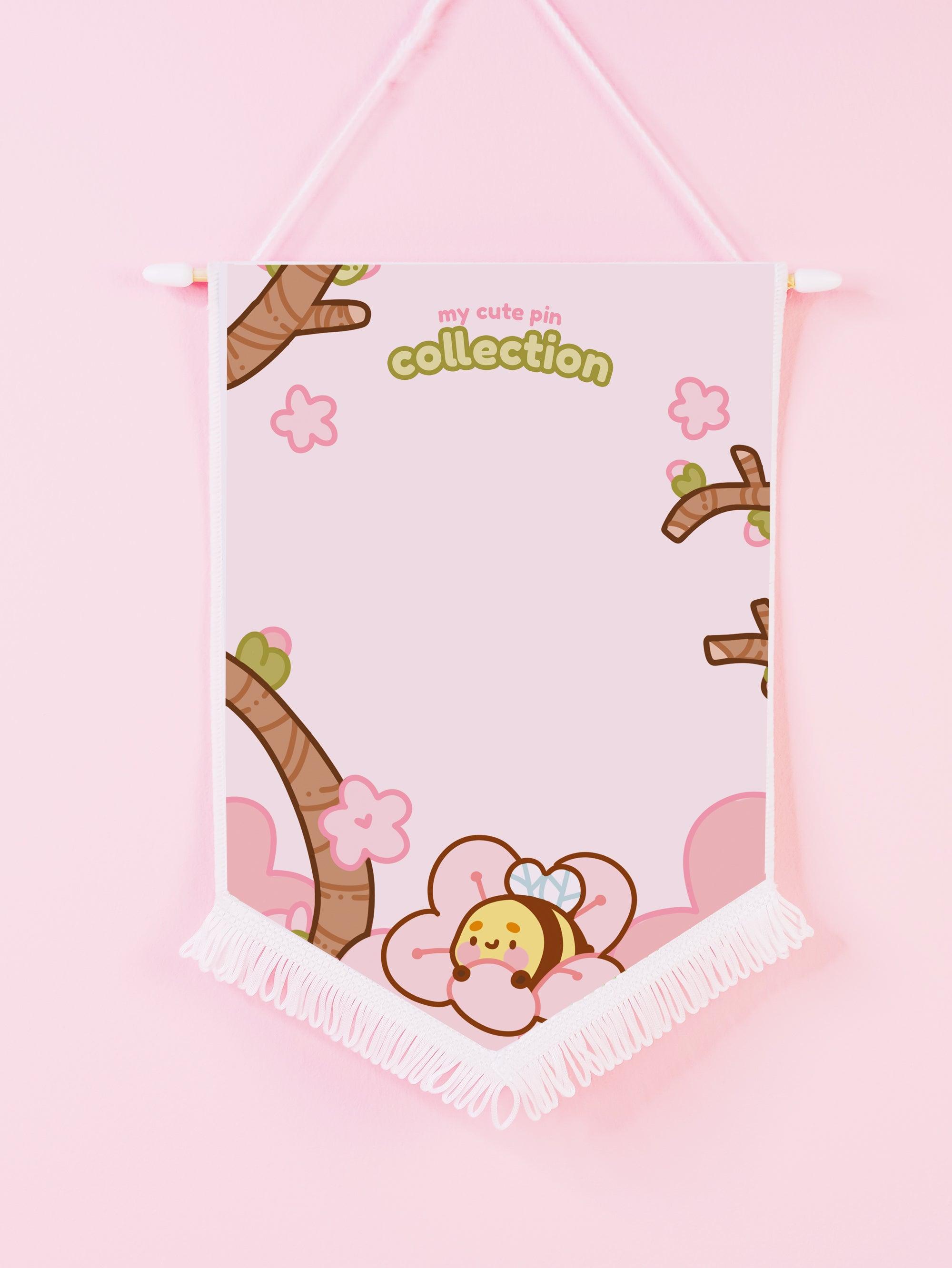 Sakura Snuggly Bumblebutt Pin Banner - Katnipp Studios