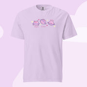 Saturn Cosmic Poses Heavyweight T-Shirt | Cute Celestial Planet Design Katnipp character product