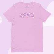 Saturn Cosmic Poses Lightweight T-Shirt | Cute Space Top Katnipp character product