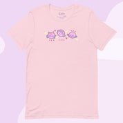 Saturn Cosmic Poses Lightweight T-Shirt | Cute Space Top Katnipp character product
