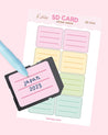 SD Card Organisation Stickers - Katnipp Studios