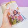 SECONDS - Bumblebutt Pastel Witch Magical Scene 16 oz Frosted Tumbler | Kawaii Cute Drinkware | PWT001 - Katnipp Studios