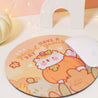 SECONDS Gourd-geous Puddin the Dog Katnipp Mouse Mat ~ Kawaii Mouse Mat for Autumn - Katnipp Studios