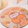 SECONDS Gourd-geous Puddin the Dog Katnipp Mouse Mat ~ Kawaii Mouse Mat for Autumn - Katnipp Studios