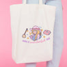 SECONDS Have a Wanderful day! Kawaii Pastel Witch Tote Bag - Katnipp Studios