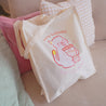 SECONDS More Bubble Less Trouble Tea Cat Tote Bag - Katnipp Studios