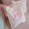 SECONDS More Bubble Less Trouble Tea Cat Tote Bag - Katnipp Studios