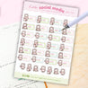 Social Media Content Planning Sticker Sheet - MISC 006 - Katnipp Studios