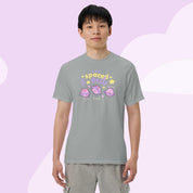 Spaced Out Saturn Heavyweight T-Shirt | Cute Space & Astrology Design Katnipp character product