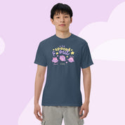 Spaced Out Saturn Heavyweight T-Shirt | Cute Space & Astrology Design Katnipp character product