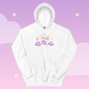 Spaced Out Saturn Hoodie | Cute Planet & Astrology Design Katnipp character product