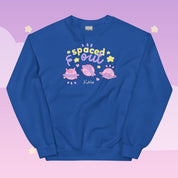 Spaced Out Saturn Sweatshirt | Cute Cosmic Planet Design Katnipp character product