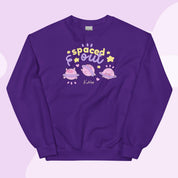 Spaced Out Saturn Sweatshirt | Cute Cosmic Planet Design Katnipp character product