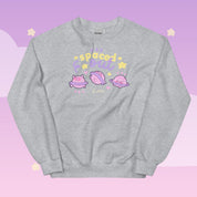 Spaced Out Saturn Sweatshirt | Cute Cosmic Planet Design Katnipp character product