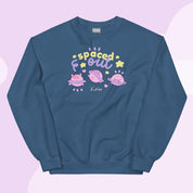 Spaced Out Saturn Sweatshirt | Cute Cosmic Planet Design Katnipp character product