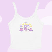 Spaced Out Vest Top | Celestial Kawaii Y2K Design Katnipp character product