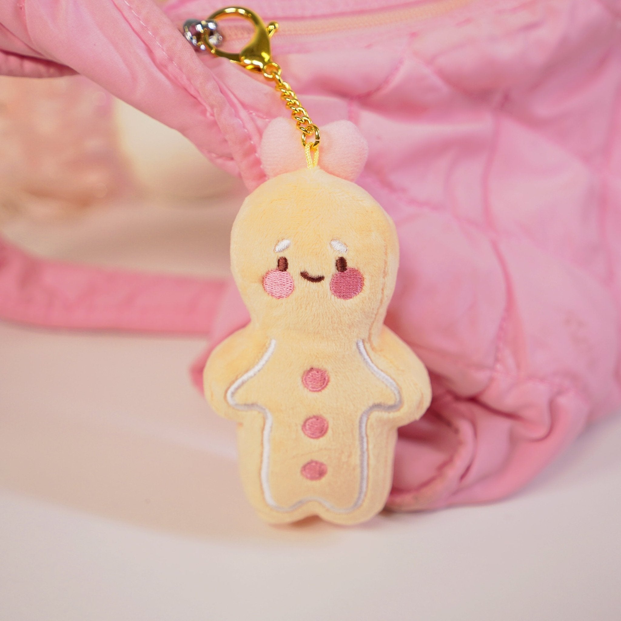 Spice Gingerbread Plush Keychain | Kawaii Gingerbread Bag Charm Katnipp character product
