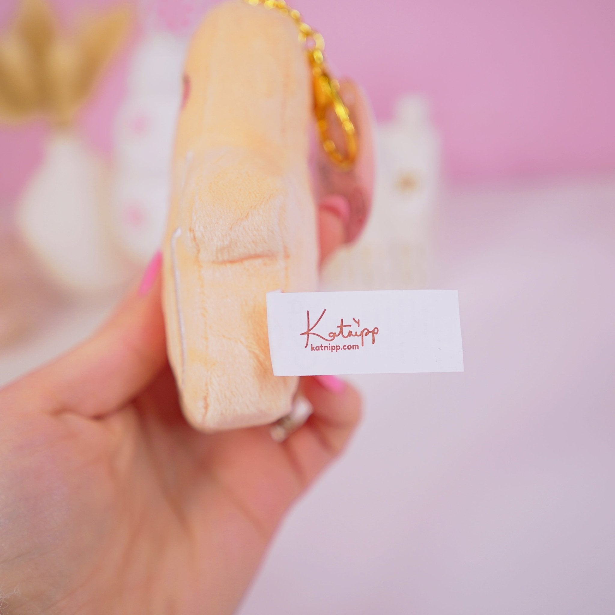 Spice Gingerbread Plush Keychain | Kawaii Gingerbread Bag Charm Katnipp character product