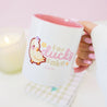 Spring Ducks and Daffodils: Funny Katnipp Duckling Kawaii Ceramic Mug - 'For Duck's Sake' - Katnipp Studios