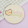 Spring Ducks & Daffodils: Katnipp Duckling Coaster - 'Feeling Ducky' Funny kawaii coaster - Katnipp Studios