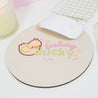 Spring Ducks & Daffodils Katnipp Duckling Mouse Pad - 'Feeling Ducky' - Katnipp Studios