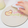 Spring Ducks & Daffodils Katnipp Duckling Mouse Pad - 'Feeling Ducky' - Katnipp Studios