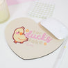 Spring Ducks & Daffodils: Katnipp Duckling Mouse Pad - 'For Duck's Sake' - Katnipp Studios