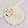 Spring Ducks & Daffodils: Katnipp Funny Duckling Kawaii Coaster - 'For Duck's Sake' - Katnipp Studios