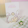 Spring Ducks & Daffodils: Mini White Daisy Kawaii Enamel Pin - Katnipp Studios