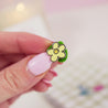 Spring Ducks & Daffodils: Mini Yellow Daisy Kawaii Enamel Pin - Katnipp Studios