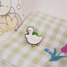 Spring Ducks & Daffodils: Mother Duck Enamel Pin - Katnipp Studios