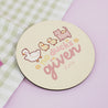 Spring Ducks & Daffodils: Satsuma and Katnipp Ducks Funny Kawaii Coaster - 'No Ducks Given' - Katnipp Studios