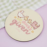 Spring Ducks & Daffodils: Satsuma and Katnipp Ducks Funny Kawaii Coaster - 'No Ducks Given' - Katnipp Studios