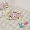 Spring Ducks and Daffodils: Satsuma the Cat & Spring Ducklings Kawaii Enamel Pin - Katnipp Studios