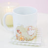 Spring Ducks and Daffodils: Spring Scene Satsuma & Friends Day Out Kawaii Ceramic Mug - Katnipp Studios