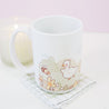 Spring Ducks and Daffodils: Spring Scene Satsuma & Friends Day Out Kawaii Ceramic Mug - Katnipp Studios