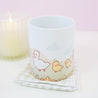 Spring Ducks and Daffodils: Spring Scene Satsuma & Friends Day Out Kawaii Ceramic Mug - Katnipp Studios