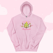 Sprinkle Spruce Christmas Hoodie | Kawaii Christmas Apparel | Festive Winter Clothing Katnipp character product