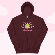 Sprinkle Spruce Christmas Hoodie | Kawaii Christmas Apparel | Festive Winter Clothing Katnipp character product