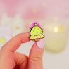 Sprinkle Spruce Christmas Tree Enamel Pin | Gold-Plated Christmas Accessory | Holiday Kawaii Enamel Pin - Katnipp Studios