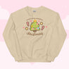 Sprinkle Spruce Kawaii Christmas Sweatshirt | Cute Christmas Tree Holiday Apparel | Cozy Winter Sweater - Katnipp Studios