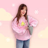 Sprinkle Spruce Kawaii Christmas Sweatshirt | Cute Christmas Tree Holiday Apparel | Cozy Winter Sweater - Katnipp Studios