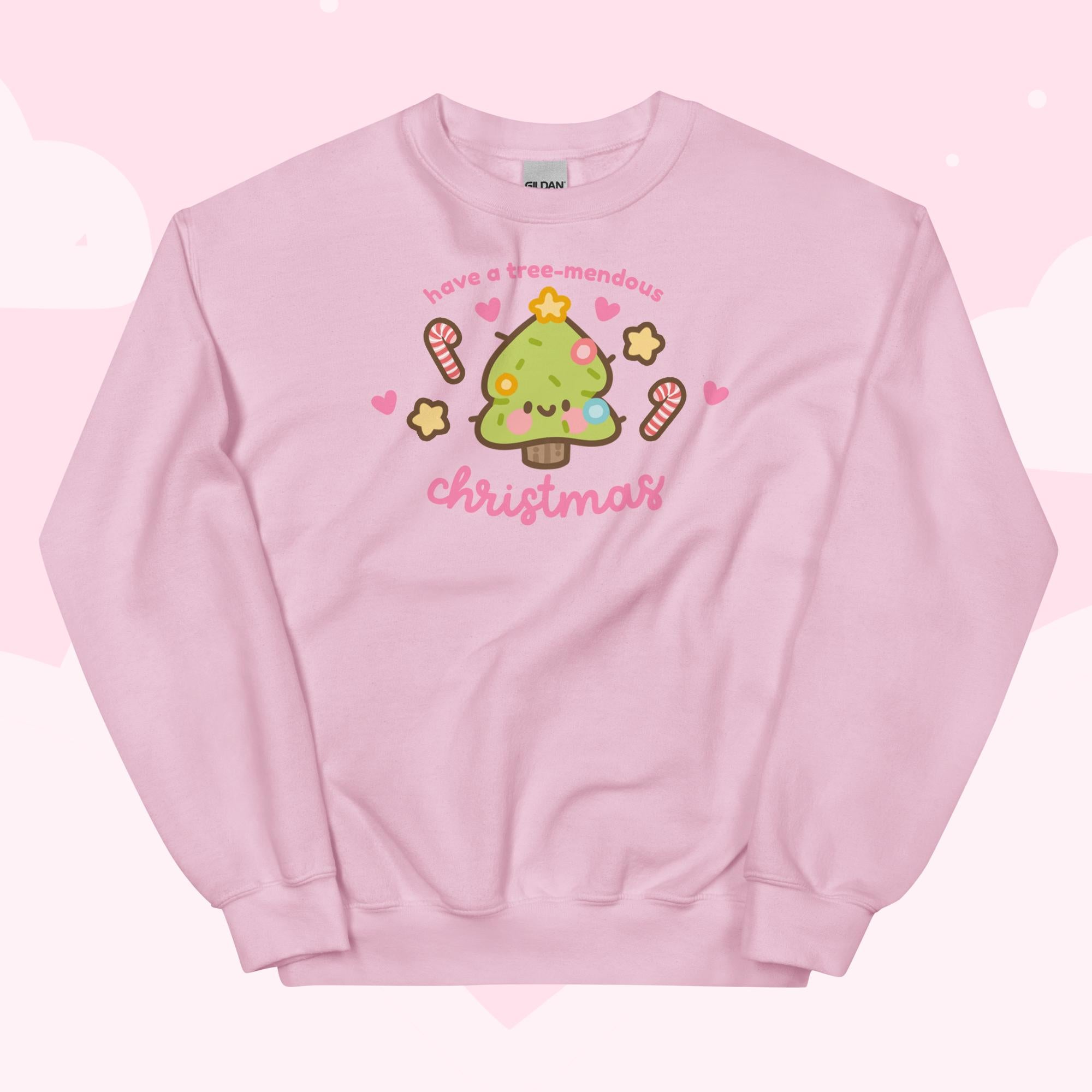 Sprinkle Spruce Kawaii Christmas Sweatshirt Cute Christmas Tree