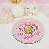 Sprinkle Spruce Mouse Pad | Kawaii Christmas Tree Desk Decor | Festive Pastel Pink Workspace Accessory - Katnipp Studios